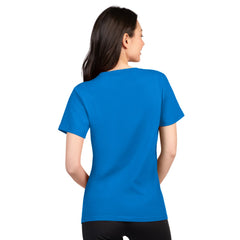 Detroit Lions G-III 4Her by Carl Banks Women's Super-Slim Lightweight Winning Crew T-Shirt Blue - NFL