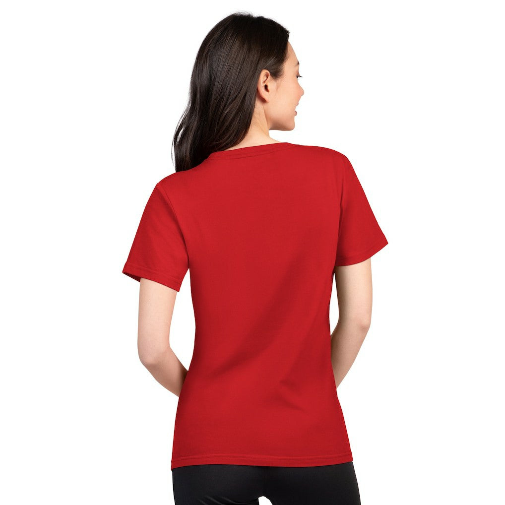 San Francisco 49ers G-III 4Her by Carl Banks Women's Super-Slim Lightweight Winning Crew T-Shirt Scarlet - NFL