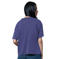 Baltimore Ravens Starter Women's Oversized Hall of Fame T-Shirt Heather Purple - NFL