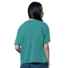 Miami Dolphins Starter Women's Oversized Hall of Fame T-Shirt Heather Aqua - NFL