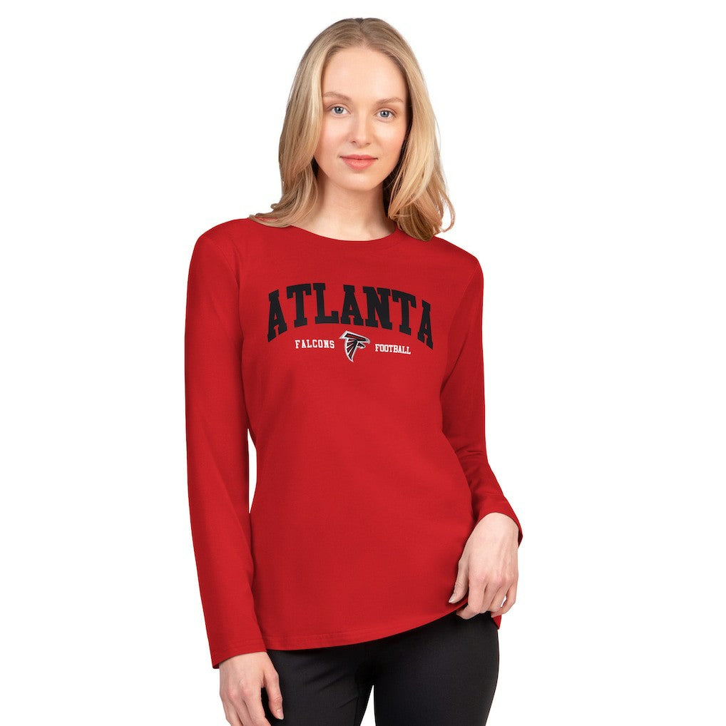 Atlanta Falcons G-III 4Her by Carl Banks Women's Best Play Long Sleeve T-Shirt Red - NFL