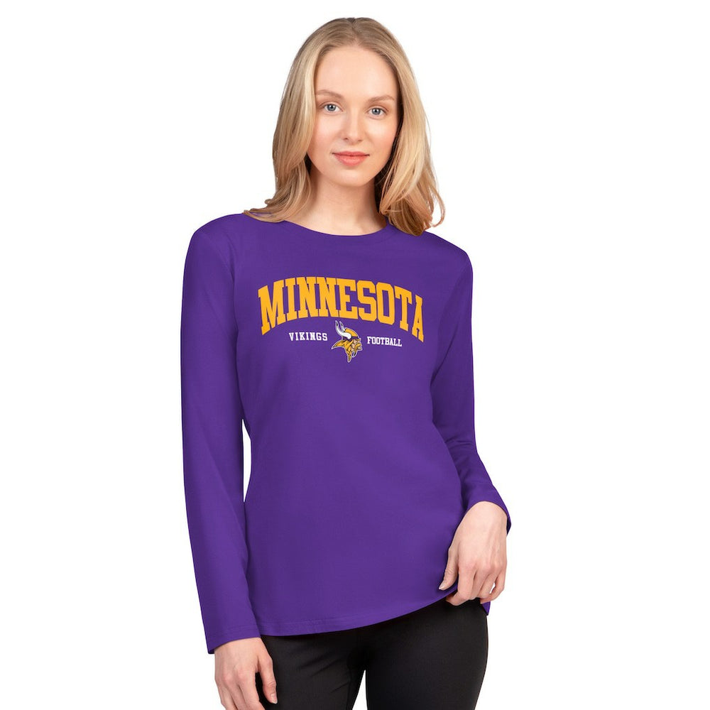 Minnesota Vikings G-III 4Her by Carl Banks Women's Best Play Long Sleeve T-Shirt Purple - NFL