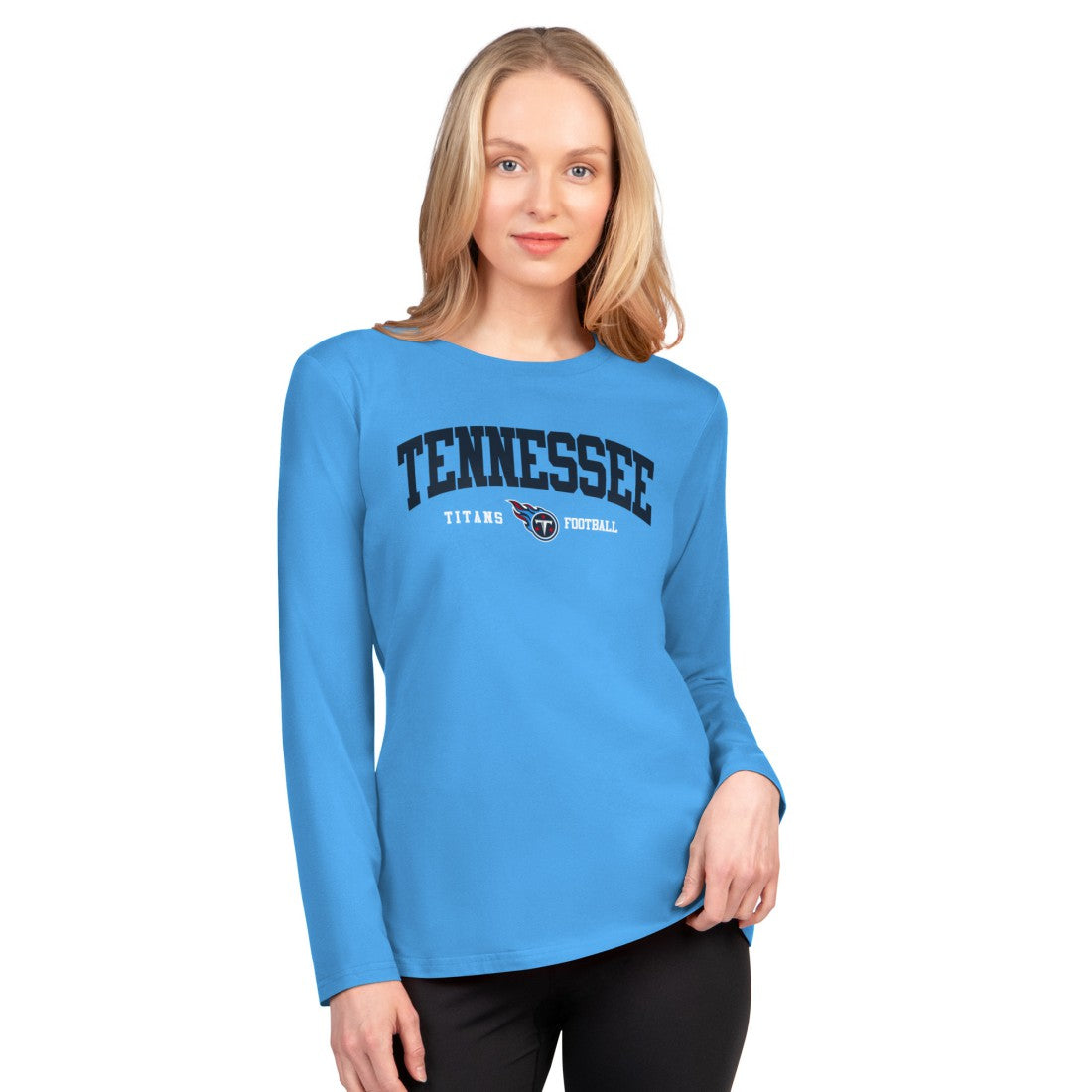 Tennessee Titans G-III 4Her by Carl Banks Women's Best Play Long Sleeve T-Shirt Light Blue - NFL