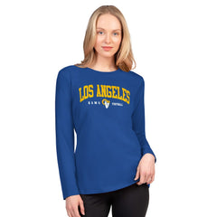 Los Angeles Rams G-III 4Her by Carl Banks Women's Best Play Long Sleeve T-Shirt Royal - NFL