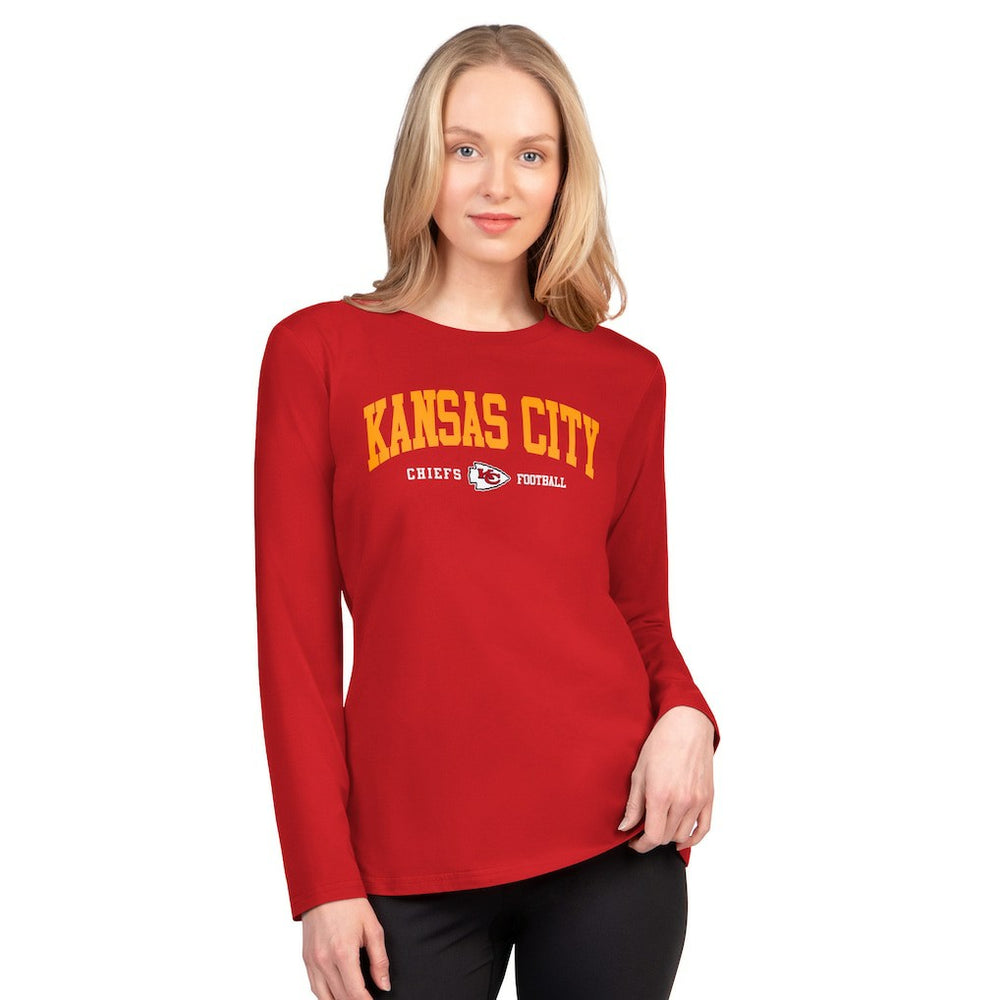 Kansas City Chiefs G-III 4Her by Carl Banks Women's Best Play Long Sleeve T-Shirt Red - NFL