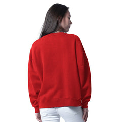 Atlanta Falcons G-III 4Her by Carl Banks Women's Oversized Feud Sweatshirt Red - NFL
