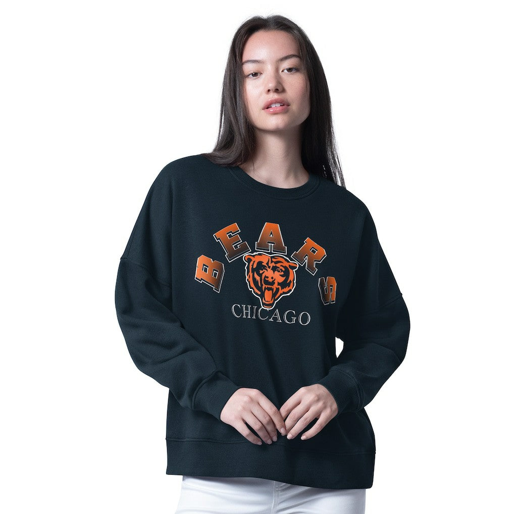 Chicago Bears G-III 4Her by Carl Banks Women's Oversized Feud Sweatshirt Navy - NFL