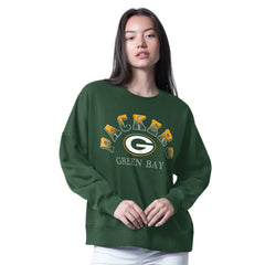 Green Bay Packers G-III 4Her by Carl Banks Women's Oversized Feud Sweatshirt Green - NFL