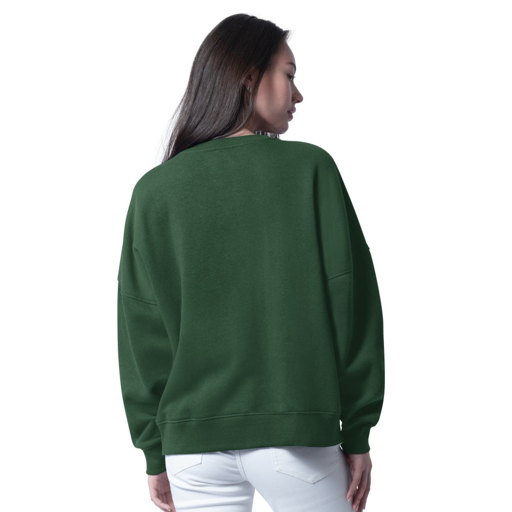 Green Bay Packers G-III 4Her by Carl Banks Women's Oversized Feud Sweatshirt Green - NFL