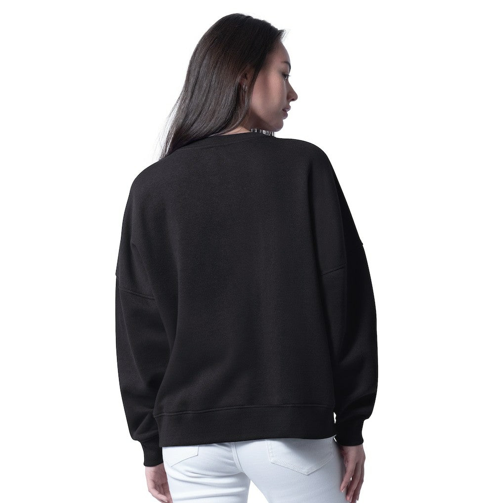 Pittsburgh Steelers G-III 4Her by Carl Banks Women's Oversized Feud Sweatshirt Black - NFL