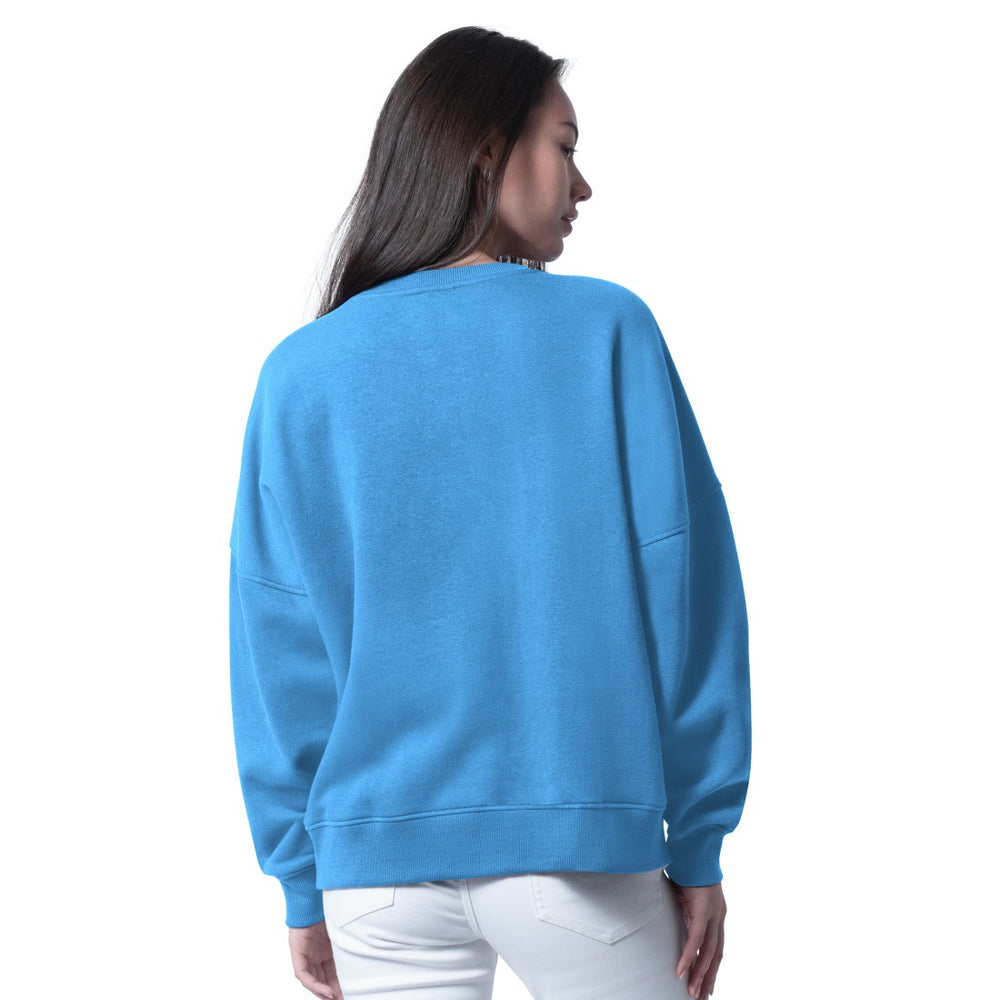 Tennessee Titans G-III 4Her by Carl Banks Women's Oversized Feud Sweatshirt Light Blue - NFL