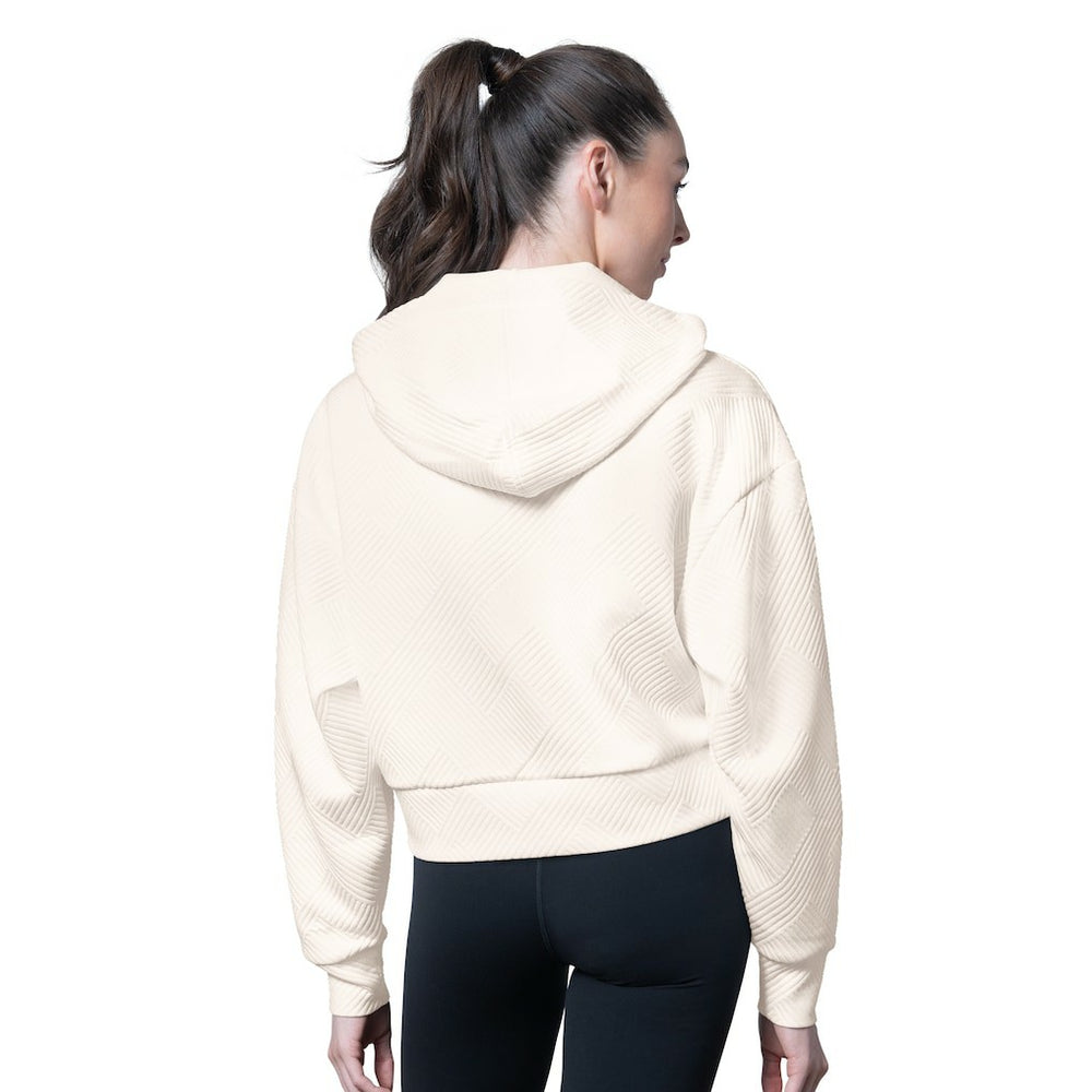 Pittsburgh Steelers MSX by Michael Strahan Women's Eleanor Full-Zip Hoodie Cream - NFL