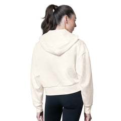 Tennessee Titans MSX by Michael Strahan Women's Eleanor Full-Zip Hoodie Cream - NFL