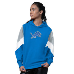 Detroit Lions Starter Women's Scrimmage Hoodie Blue - NFL