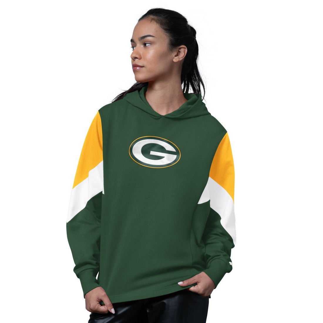 Green Bay Packers Starter Women's Scrimmage Hoodie Green - NFL