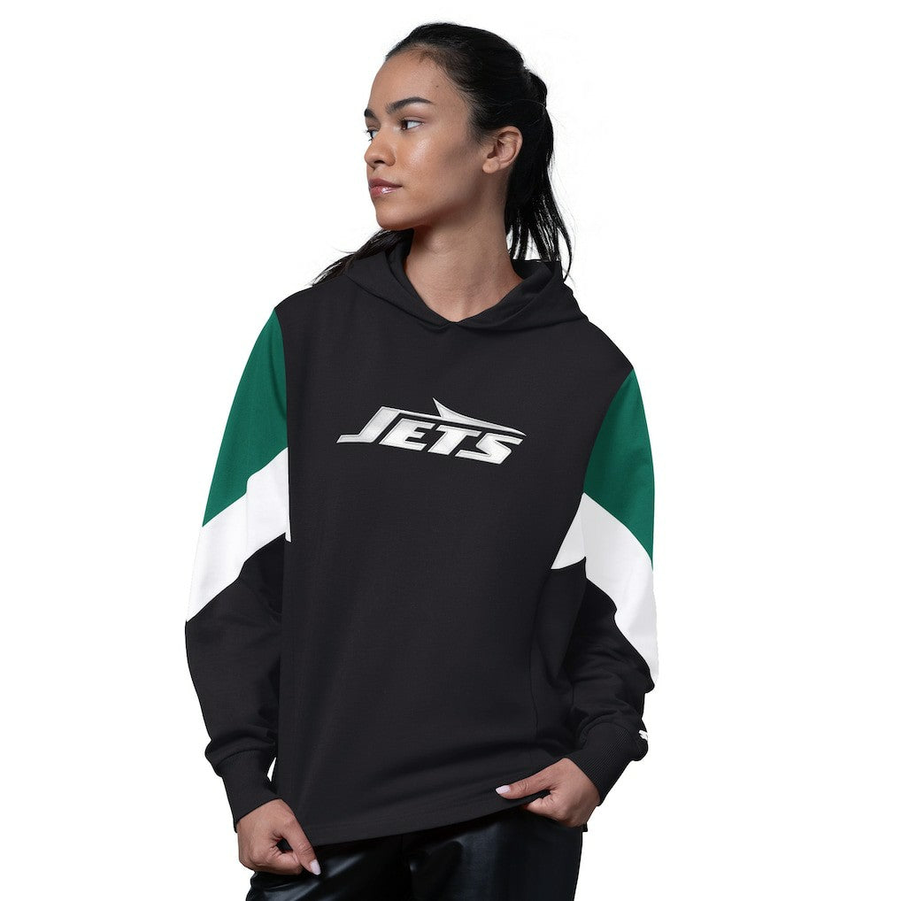 New York Jets Starter Women's Scrimmage Hoodie Black - NFL