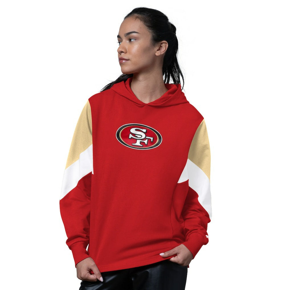 San Francisco 49ers Starter Women's Scrimmage Hoodie Scarlet - NFL