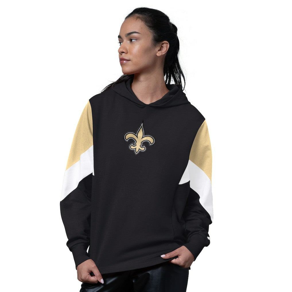 New Orleans Saints Starter Women's Scrimmage Hoodie Black - NFL