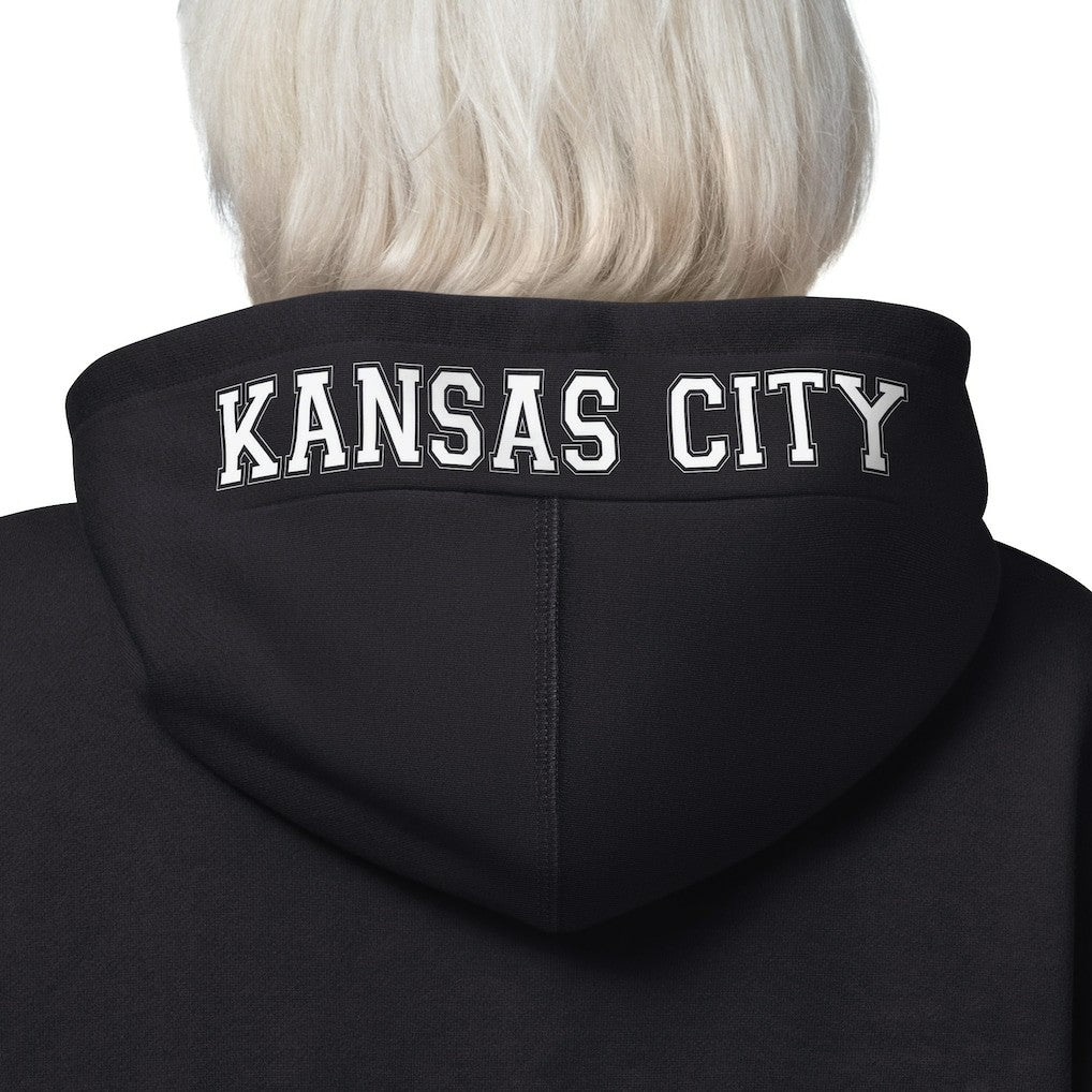 Kansas City Chiefs Starter Women's 4th Down Full-Zip Hoodie Black - NFL