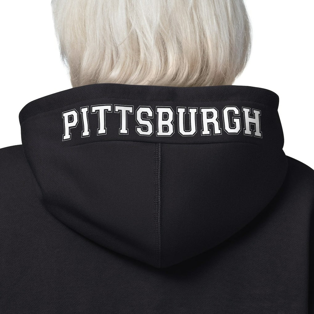 Pittsburgh Steelers Starter Women's 4th Down Full-Zip Hoodie Black - NFL