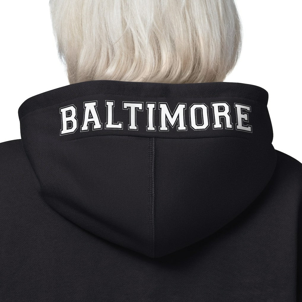 Baltimore Ravens Starter Women's 4th Down Full-Zip Hoodie Black - NFL
