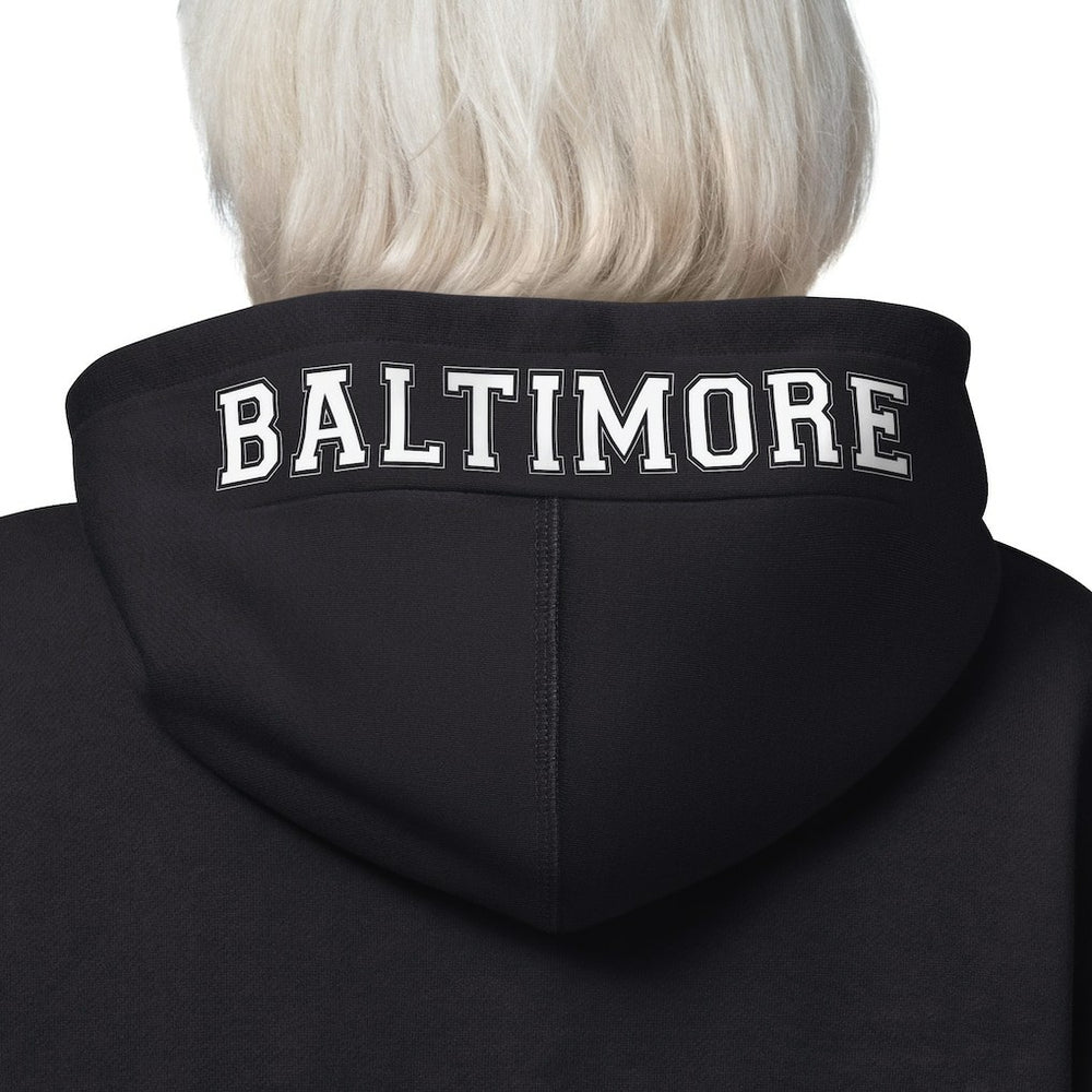 Baltimore Ravens Starter Women's 4th Down Full-Zip Hoodie Black - NFL
