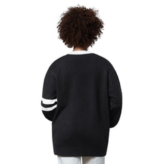 Detroit Lions Starter Women's Back Shot Button-Up Cardigan Black - NFL