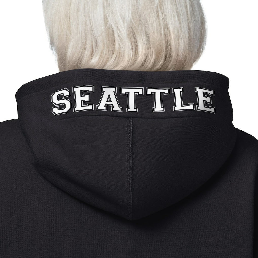 Seattle Seahawks Starter Women's 4th Down Full-Zip Hoodie Black - NFL
