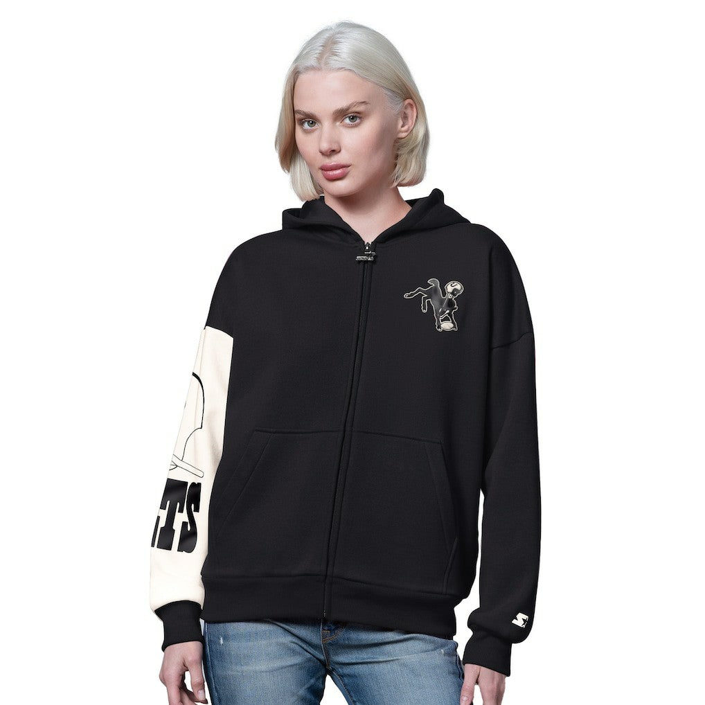 Indianapolis Colts Starter Women's 4th Down Full-Zip Hoodie Black - NFL