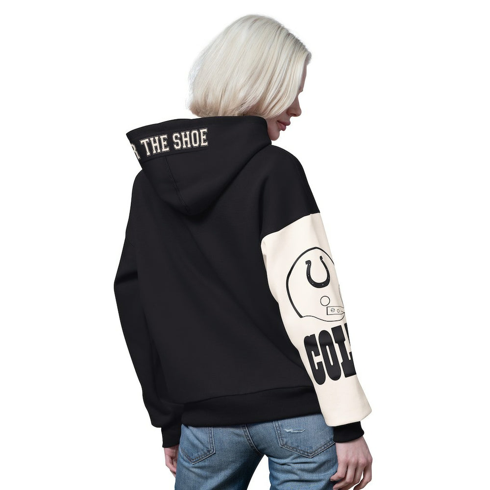 Indianapolis Colts Starter Women's 4th Down Full-Zip Hoodie Black - NFL