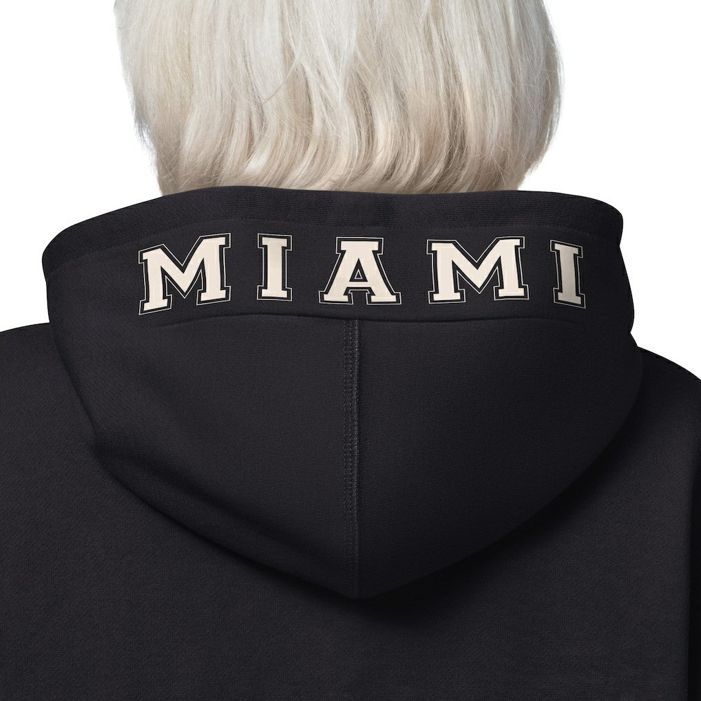 Miami Dolphins Starter Women's 4th Down Full-Zip Hoodie Black - NFL