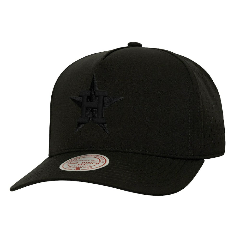Houston Astros Mitchell & Ness Perfect Icon Pro Pinch Snapback Hat On Sale