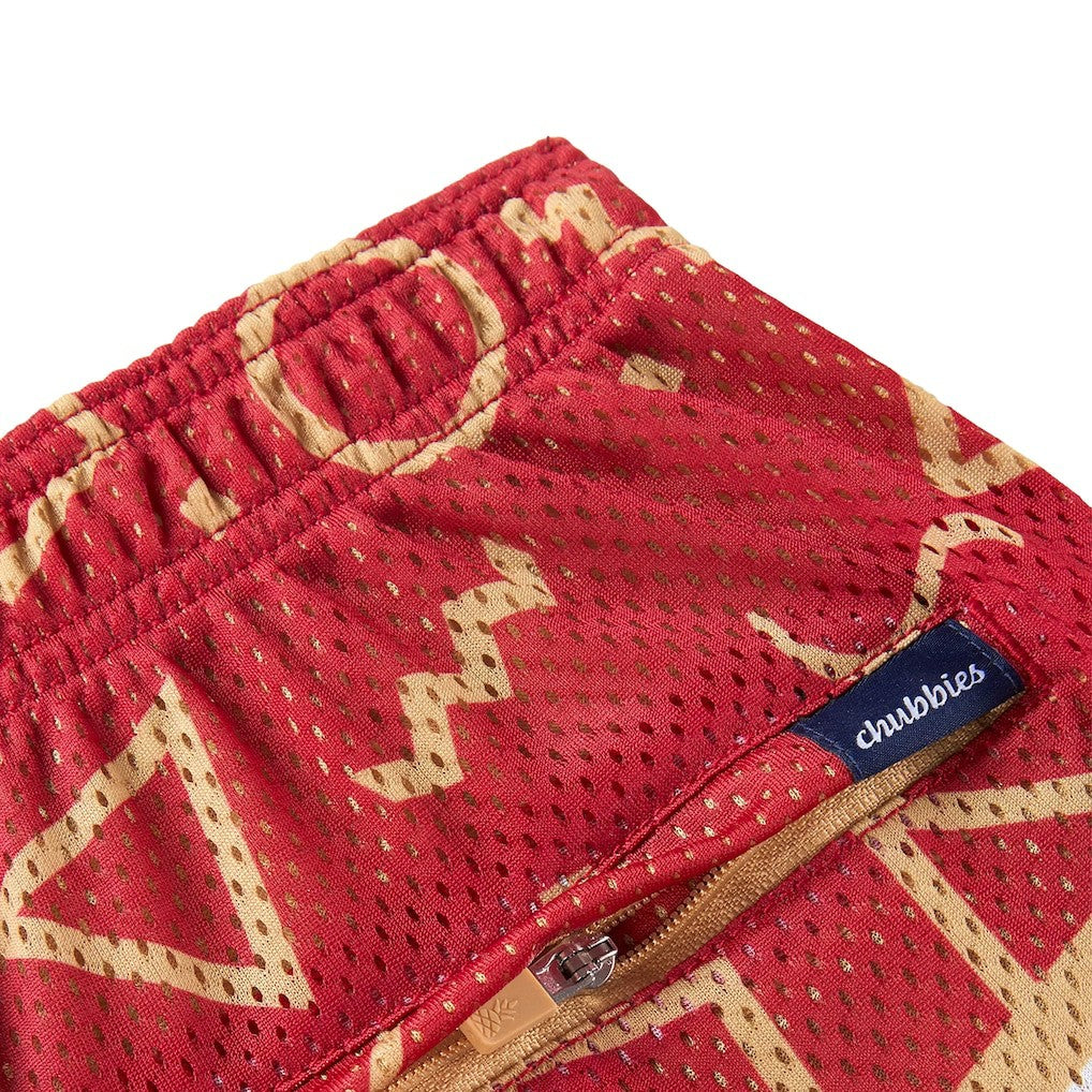 San Francisco 49ers Chubbies Mesh Shorts Scarlet - NFL