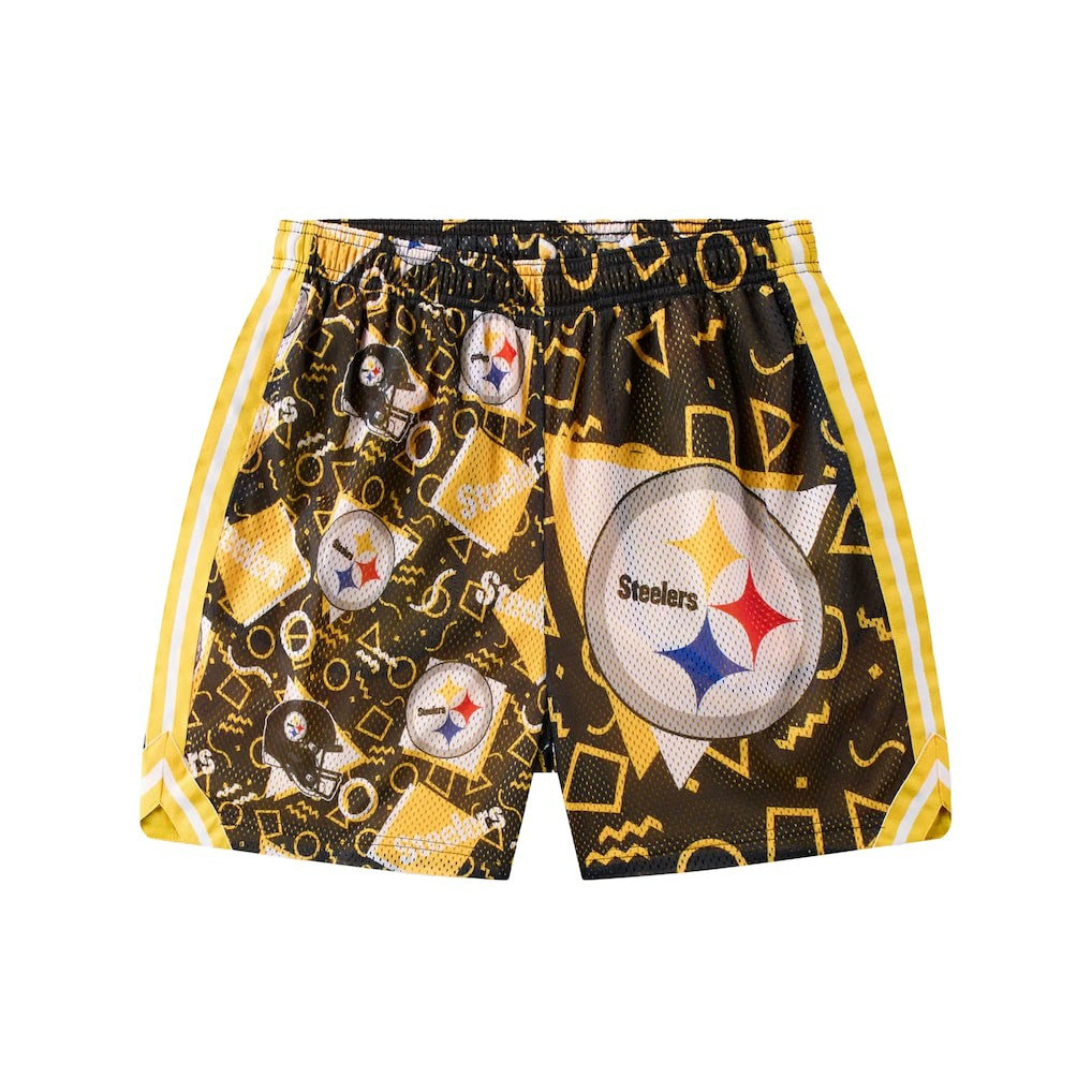 Pittsburgh Steelers Chubbies Mesh Shorts Black - NFL