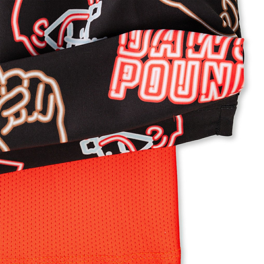 Cleveland Browns Chubbies The Neon 5.5" Classic Lined Swim Trunks Brown - NFL