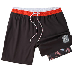 Cleveland Browns Chubbies 5.5" Classic Lined Swim Trunks Brown - NFL