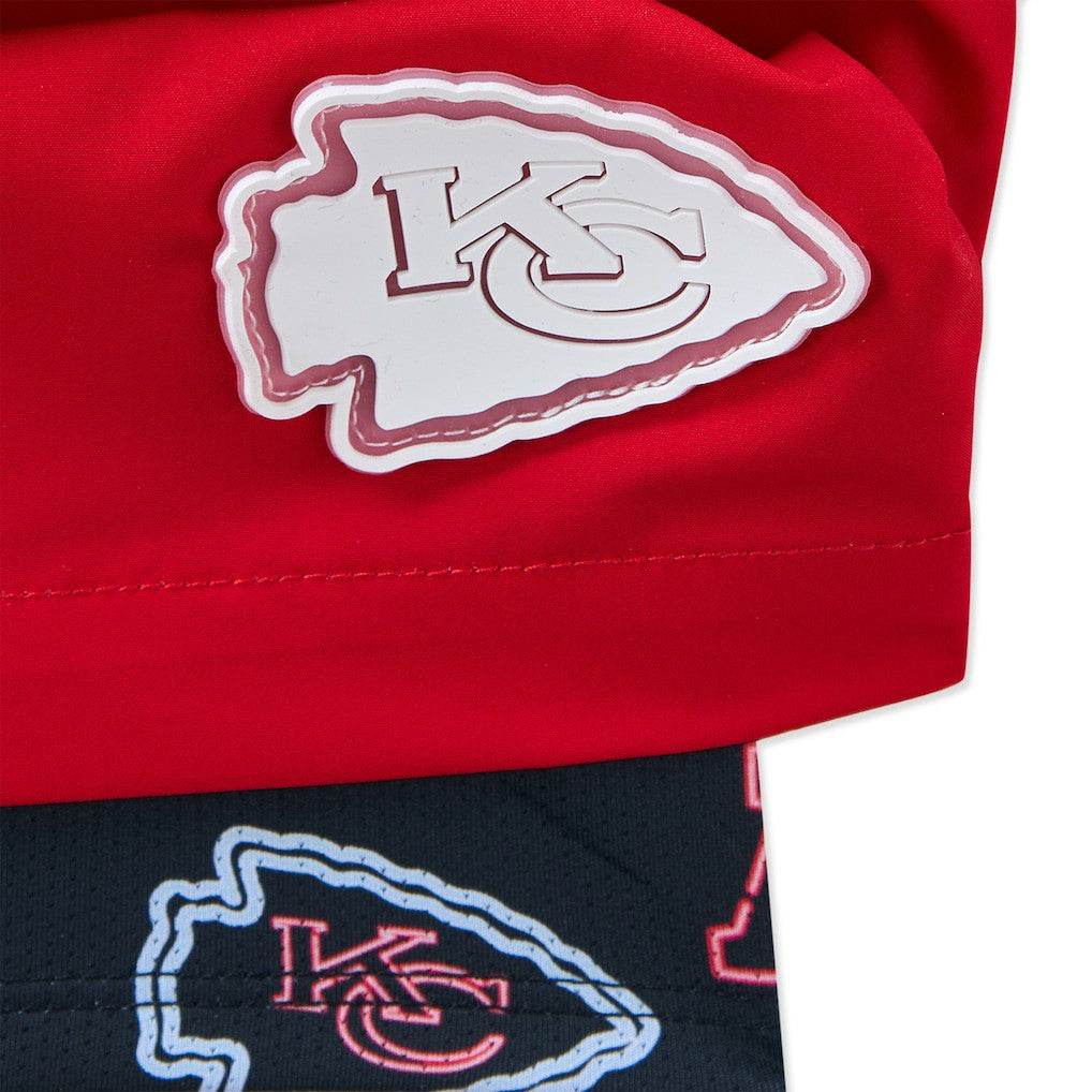 Kansas City Chiefs Chubbies 5.5" Classic Lined Swim Trunks Red - NFL