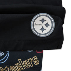 Pittsburgh Steelers Chubbies 5.5" Classic Lined Swim Trunks Black - NFL