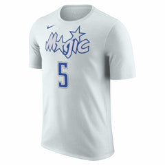 Nike - Paolo Banchero Orlando Magic Unisex 2025/26 City Edition Name & Number T-Shirt - Silver