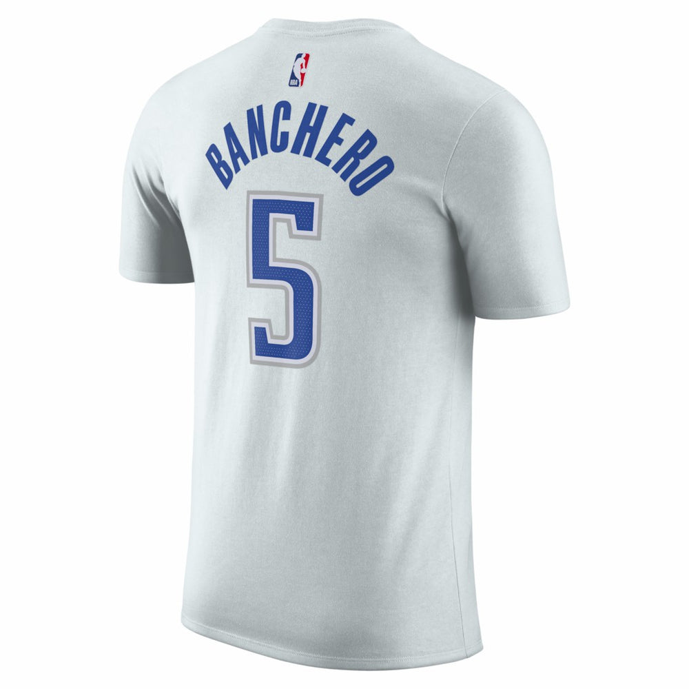 Nike - Paolo Banchero Orlando Magic Unisex 2025/26 City Edition Name & Number T-Shirt - Silver