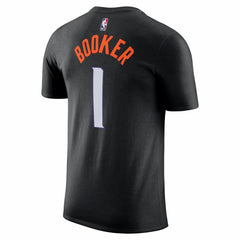Nike - Devin Booker Phoenix Suns Unisex 2025/26 City Edition Name & Number T-Shirt - Black