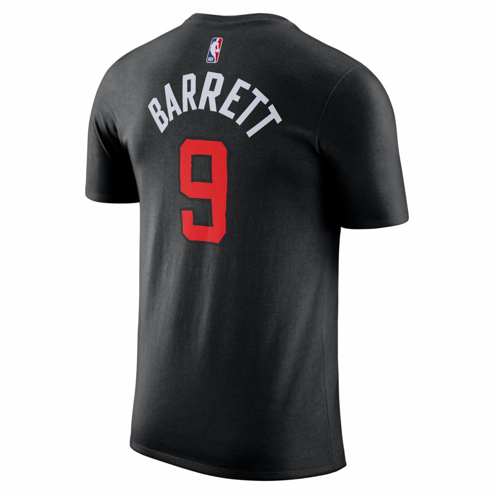 Nike - RJ Barrett Toronto Raptors Unisex 2025/26 City Edition Name & Number T-Shirt - Black