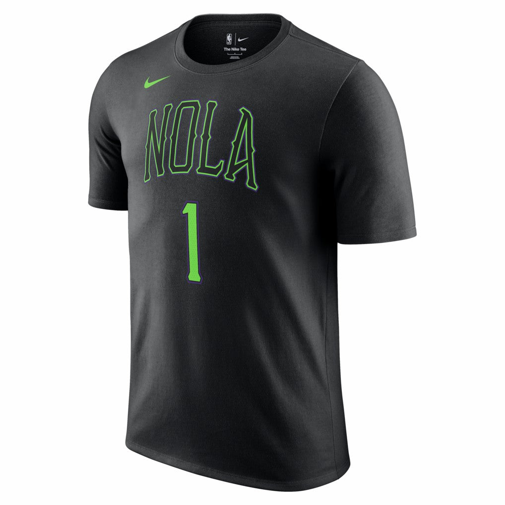 Nike - Zion Williamson New Orleans Pelicans Unisex 2025/26 City Edition Name & Number T-Shirt - Black