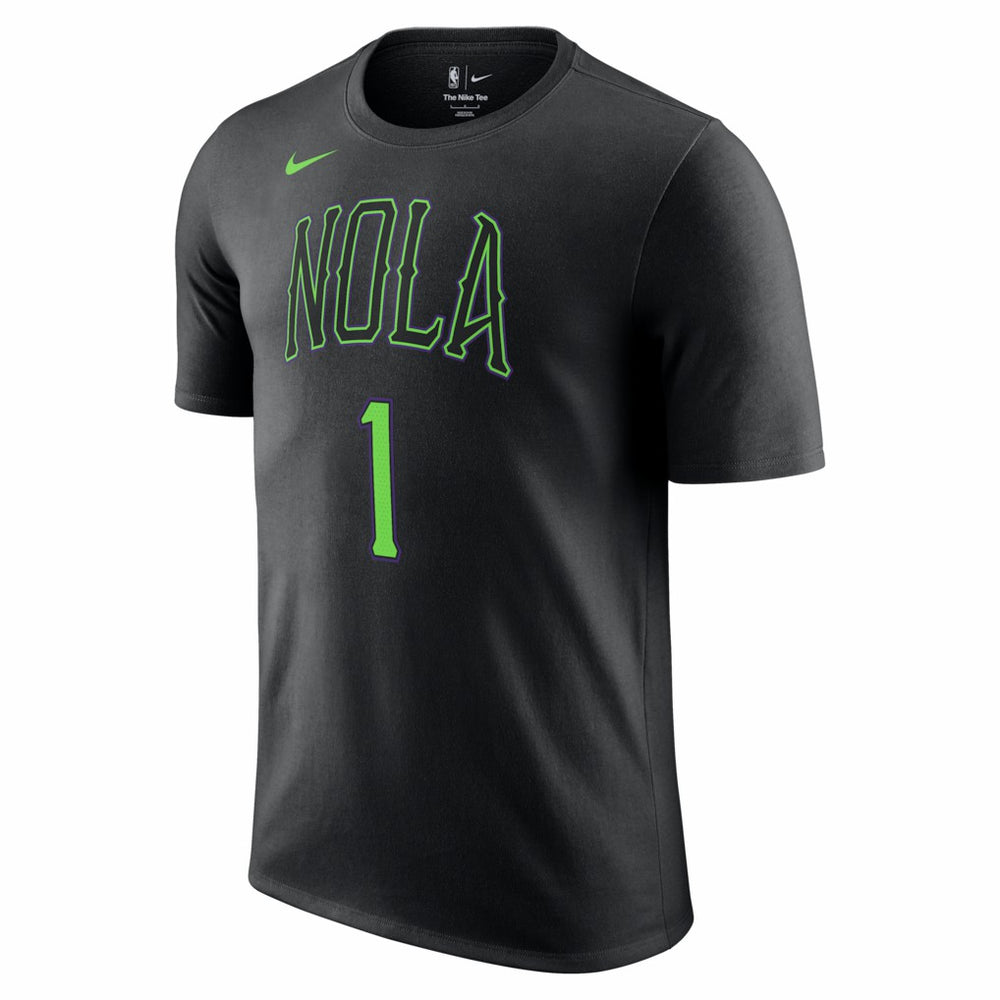 Nike - Zion Williamson New Orleans Pelicans Unisex 2025/26 City Edition Name & Number T-Shirt - Black