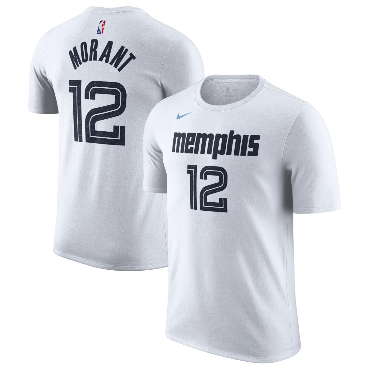 Nike - Ja Morant Memphis Grizzlies Unisex 2025/26 City Edition Name & Number T-Shirt - White