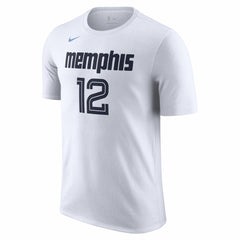 Nike - Ja Morant Memphis Grizzlies Unisex 2025/26 City Edition Name & Number T-Shirt - White