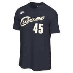 Nike - Donovan Mitchell Cleveland Cavaliers Unisex Name & Number T-Shirt - Classic Editi- Navy