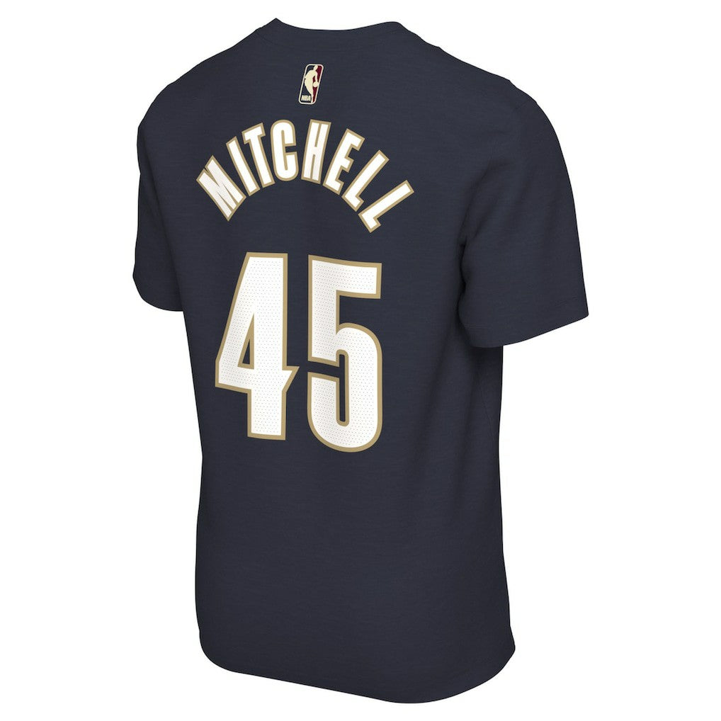 Nike - Donovan Mitchell Cleveland Cavaliers Unisex Name & Number T-Shirt - Classic Editi- Navy