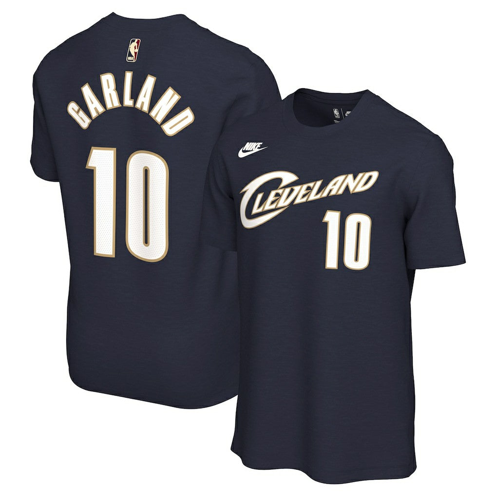 Nike - Darius Garland Cleveland Cavaliers Unisex Name & Number T-Shirt - Classic Editi- Navy
