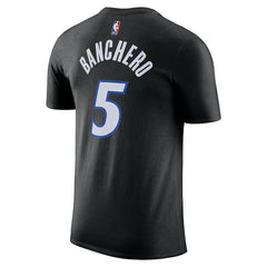 NBA - Paolo Banchero Orlando Magic Jordan Brand Unisex Name & Number T-Shirt - Statement Edition - Black